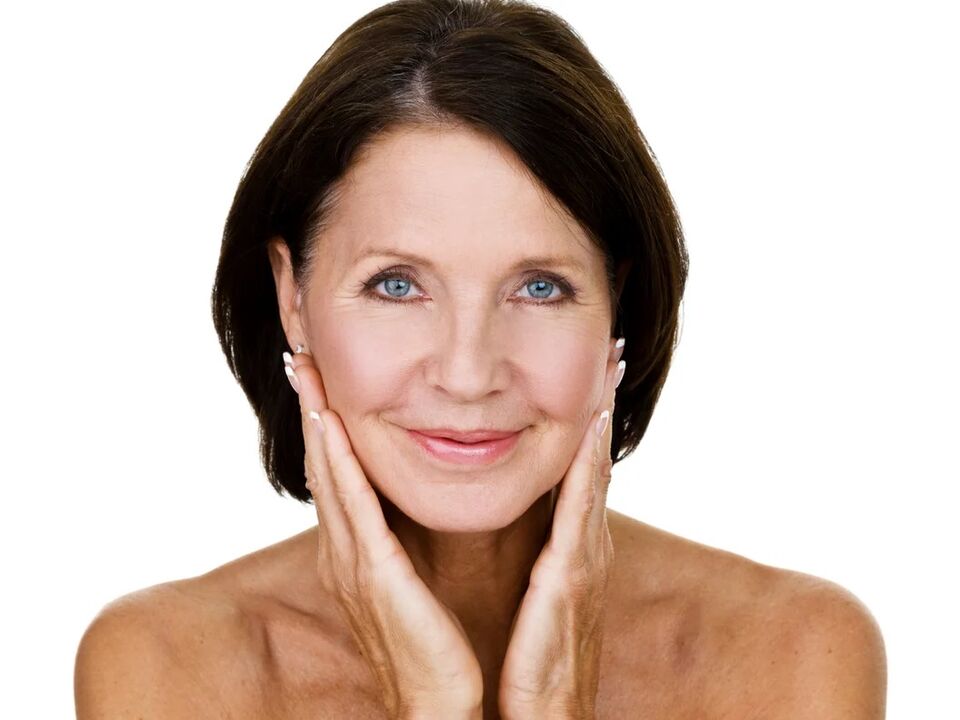 kasvojen ihon nuorentaminen 35 vuoden jälkeen - anti-aging voide Brilliance SF
